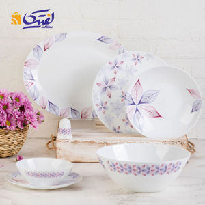خرید سرویس شاینر بنفش 28 پارچه پارس اپال با قیمت مناسب