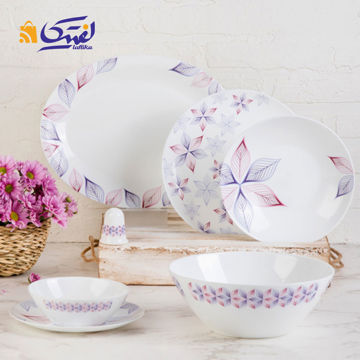 خرید سرویس شاینر بنفش 28 پارچه پارس اپال با قیمت مناسب