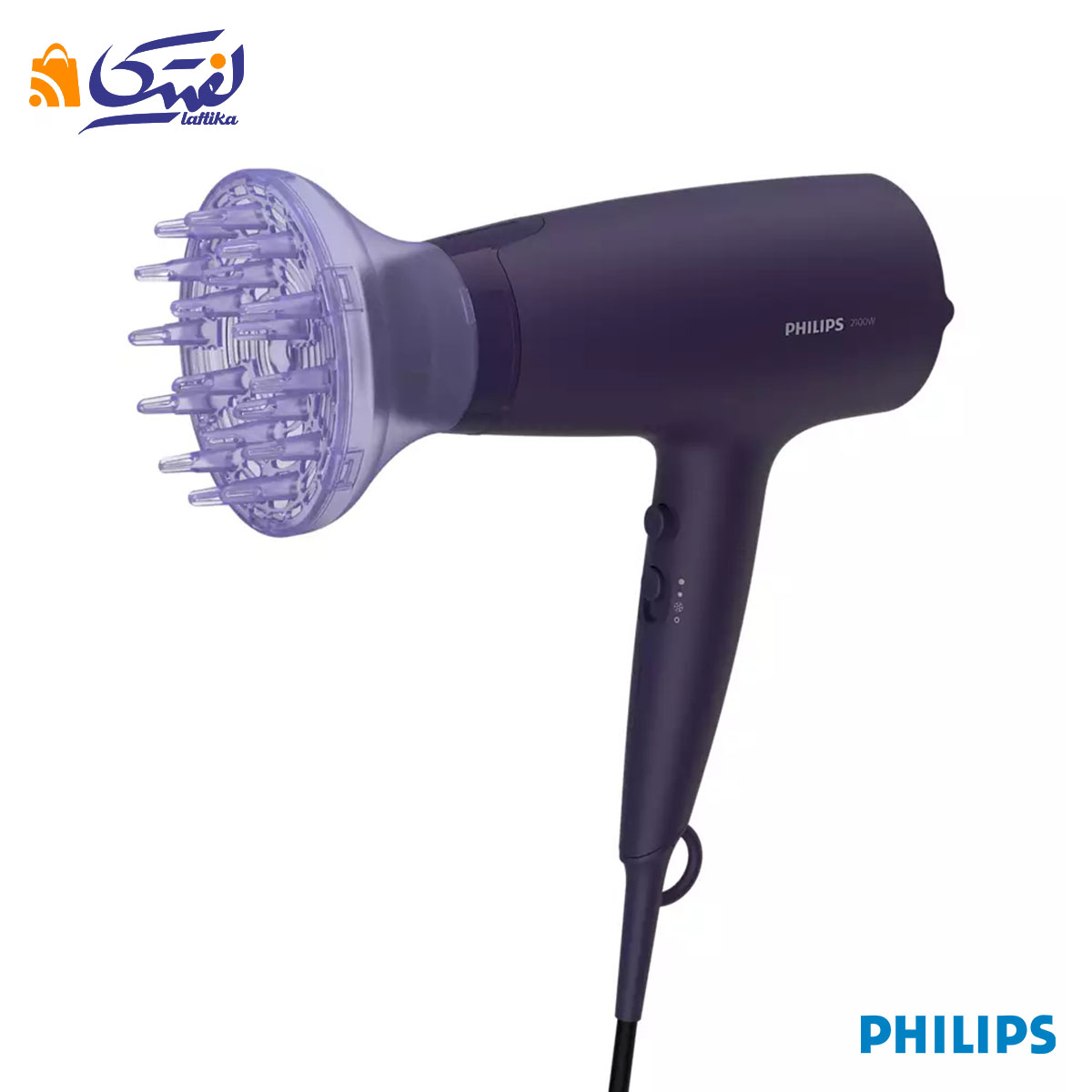 سشوار فیلیپس 2100 وات با طراحی ارگونومیک