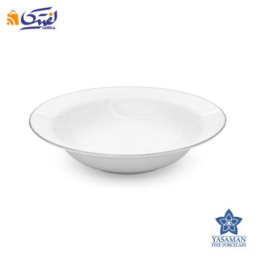 سرویس چینی زرین ایتالیا اف سمن یاسمن 76 پارچه با برخورداری از فناوری دکور داخل لعابی