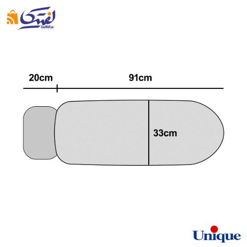 ابعاد میز اتو ایستاده پریزدار یونیک UN-7040A