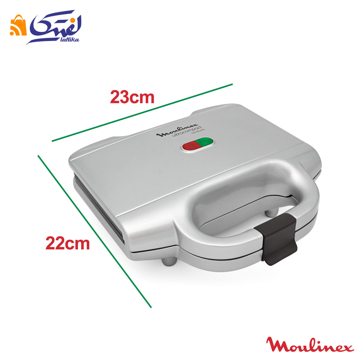 اندازه های ساندویچ ساز مولینکس مدل SM140