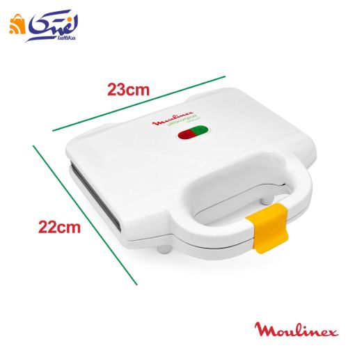 اندازه های ساندویچ ساز مولینکس مدل SM1540 با صفحه اسنک