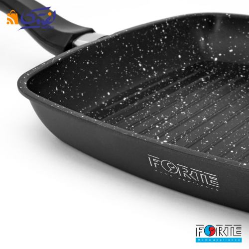 تابه گرانیتی چهارگوش استیک پز فورته Forte سایز 28