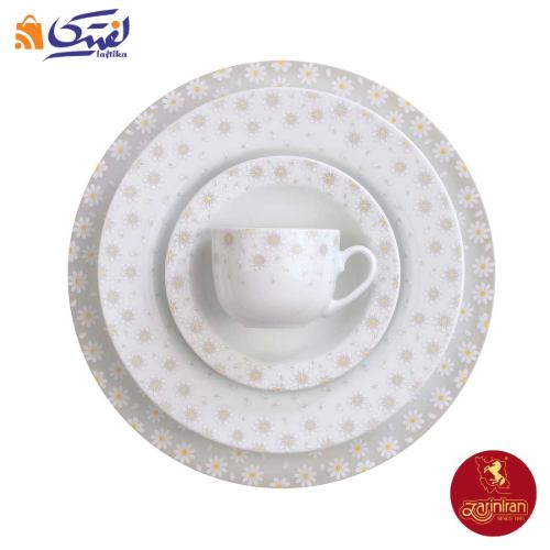 سرویس چینی زرین ایتالیا اف کامومیلا پلاس 12 نفره 74 پارچه