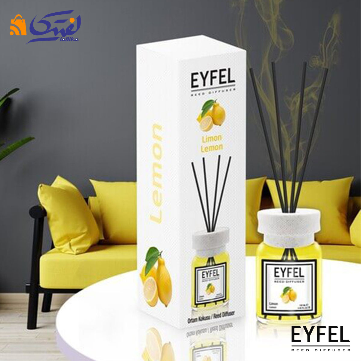 خوشبو کننده هوا ایفل رایحه لیمو 120 میلی لیتر