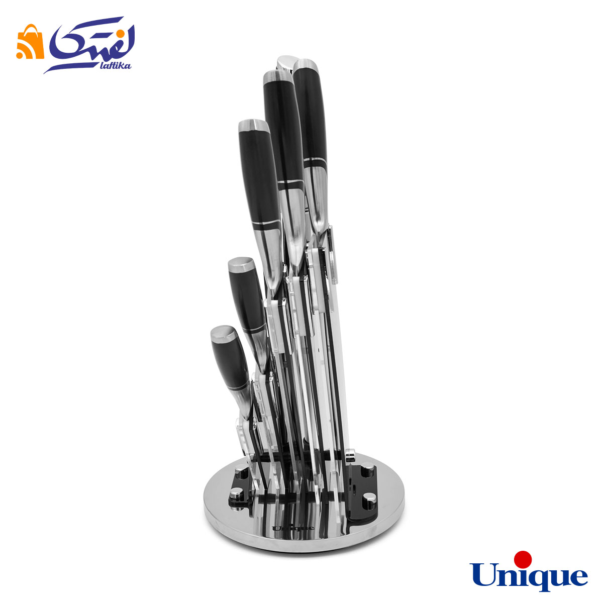 سرویس چاقو آشپزخانه یونیک UN-5100 پروانه 8 پارچه