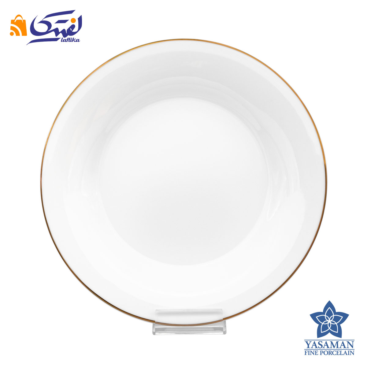 سرویس چینی زرین شهرزاد طرح سمن گلد 12 نفره 89 پارچه