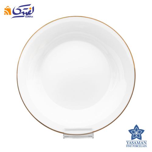 سرویس چینی زرین شهرزاد طرح سمن گلد 12 نفره 89 پارچه
