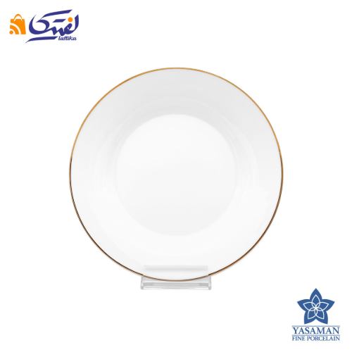 سرویس چینی زرین شهرزاد طرح سمن گلد 12 نفره 89 پارچه