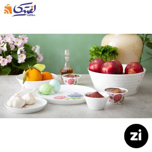 بشقاب گود چینی زرین Zi فرم اس غزل سایز 19