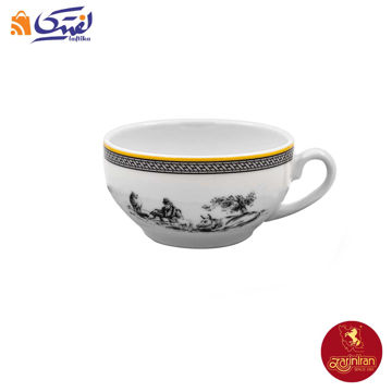 فنجان کاپوچینو لاته چینی زرین ایتالیا اف ویلیج ۲۴۰
