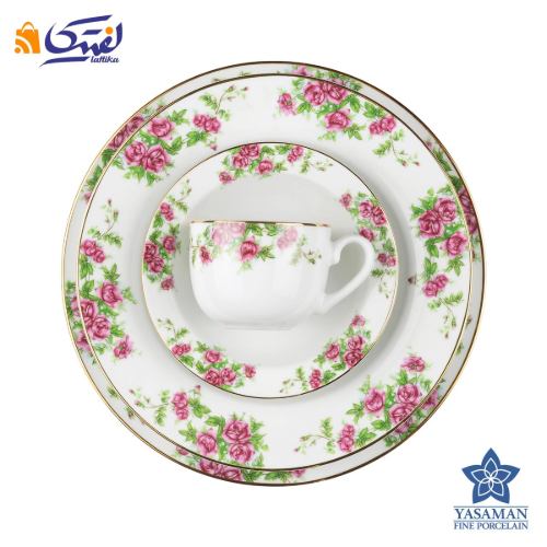 سرویس چینی یاسمن ایتالیا اف 76 بیدگل مینیاتور اکو