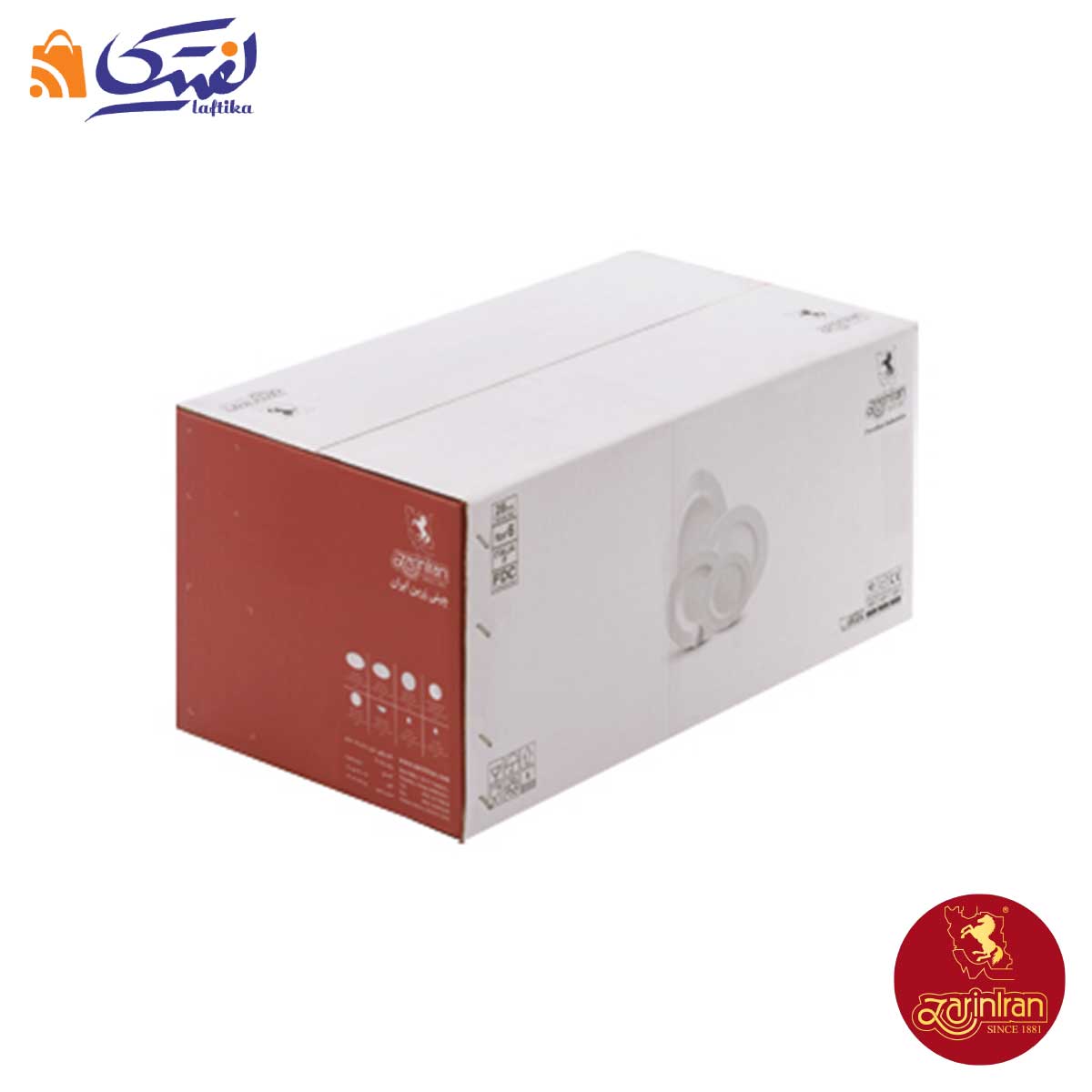 سرویس چینی زرین ایتالیا اف ادلین توسی 6 نفره 28 پارچه