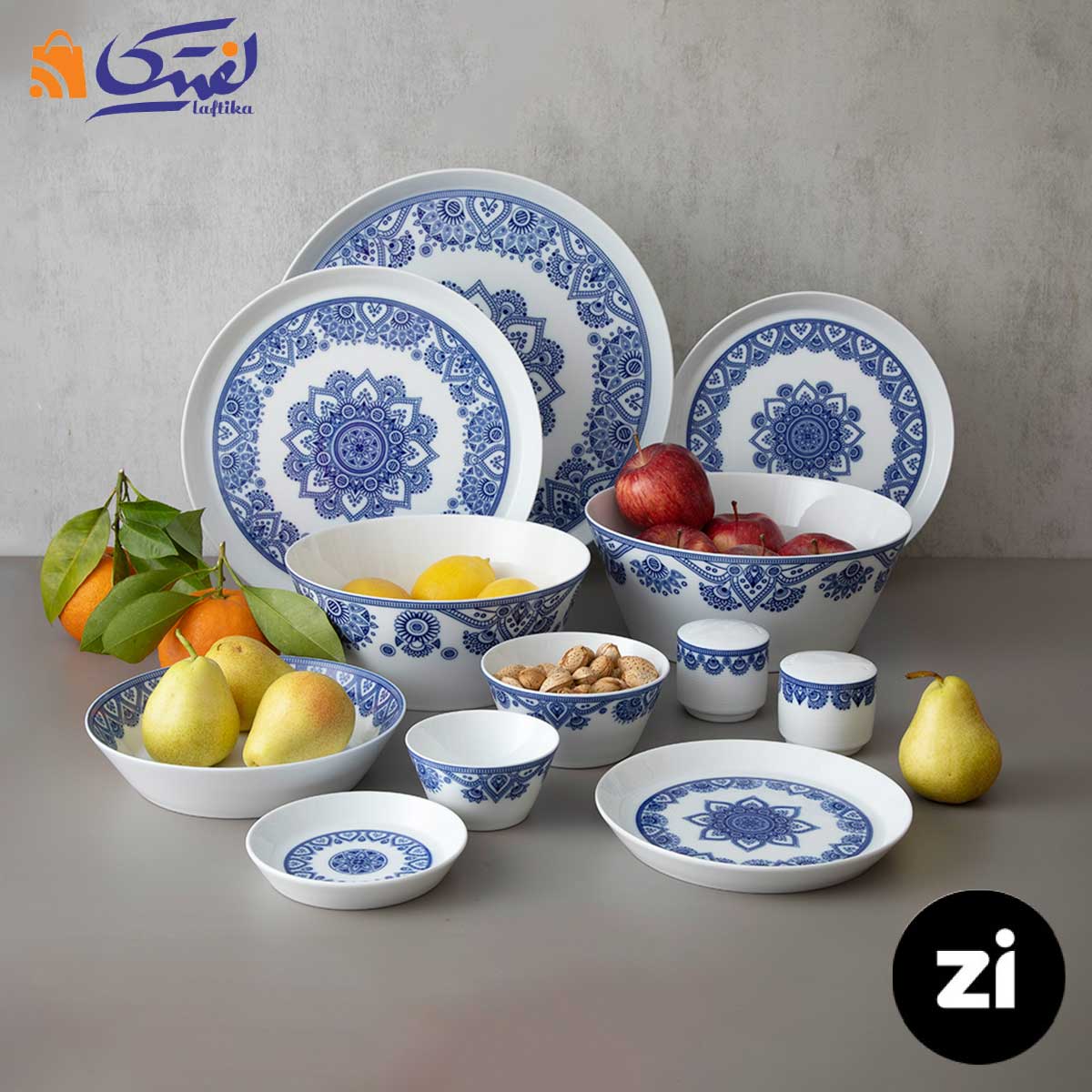 بشقاب تخت چینی زرین Zi فرم اس پروجا سایز 30