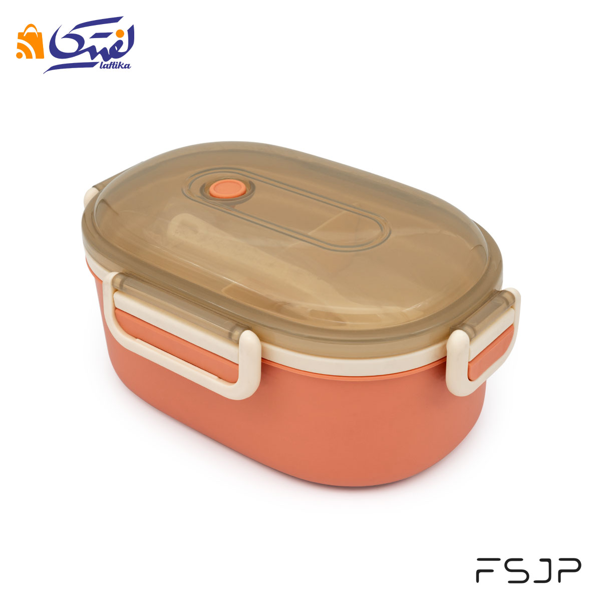 ظرف غذا FSJP داخل استیل 2 طبقه 1200 میلی لیتر کد 16-1527