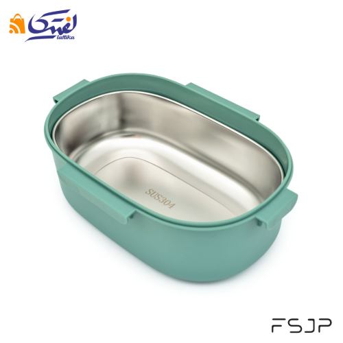 ظرف غذا FSJP داخل استیل 2 طبقه 1200 میلی لیتر کد 16-1527