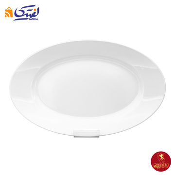 دیس چینی زرین ایتالیا اف سفید سایز 45