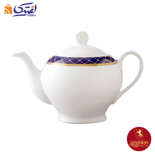 قوری چینی زرین ایتالیا اف طرح هلیا سایز 8