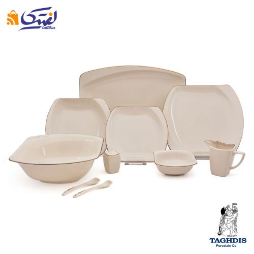 قیمت و خرید سرویس چینی تقدیس مدرن نیوبن چاینا لب طلا 6 نفره 32 پارچه