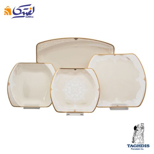 خرید سرویس چینی تقدیس مدرن نیوبن چاینا رانا طلا 6 نفره 32 پارچه