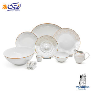 سرویس چینی با کیفیت تقدیس کلاسیک مدیسا طلا 6 نفره 32 پارچه