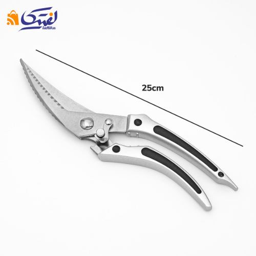 قیچی آشپزخانه چند کاره تمام استیل وارداتی کد TK-080