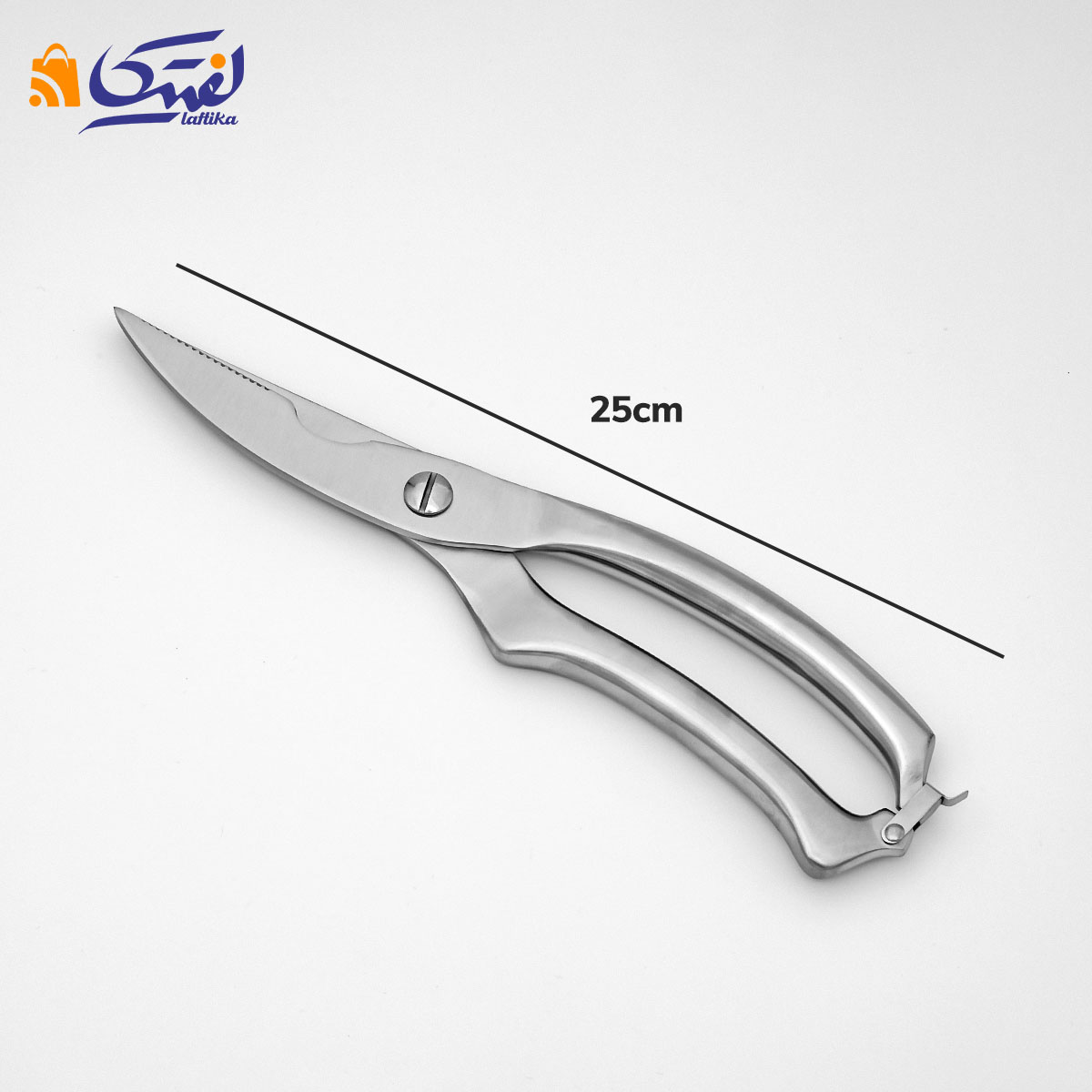 قیچی آشپزخانه تمام استیل وارداتی کد AS-1175