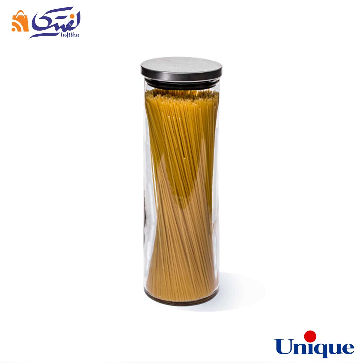 بانکه شیشه ای یونیک 1800درب استیل UN-1271A