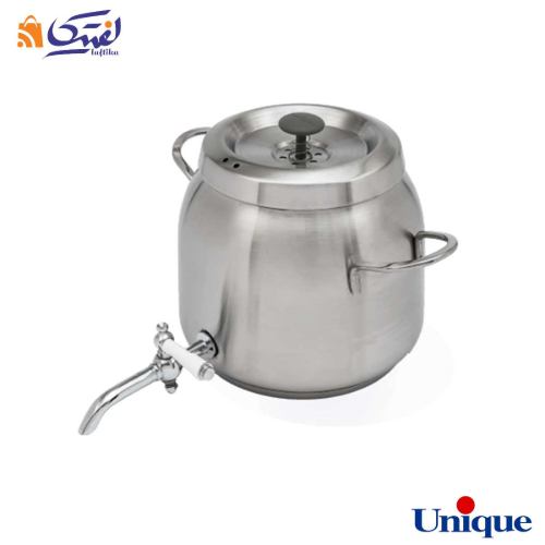 کتری و قوری 5 لیتر استیل یونیک UN-7205 دسته استیل