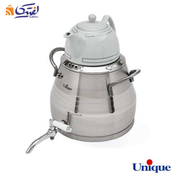 کتری و قوری 5 لیتر دسته استیل طرح ترک یونیک UN-7297