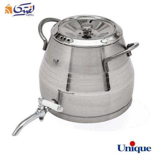 کتری و قوری 5 لیتر دسته استیل طرح ترک یونیک UN-7297