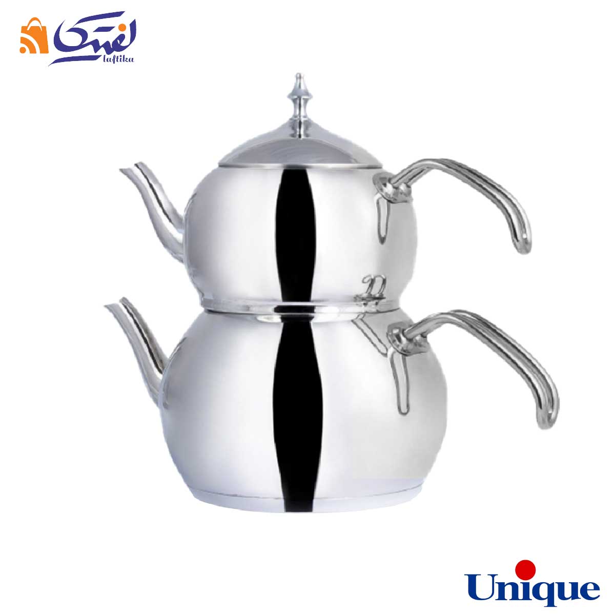 کتری و قوری 2.5 لیتر یونیک استیل UN-7272
