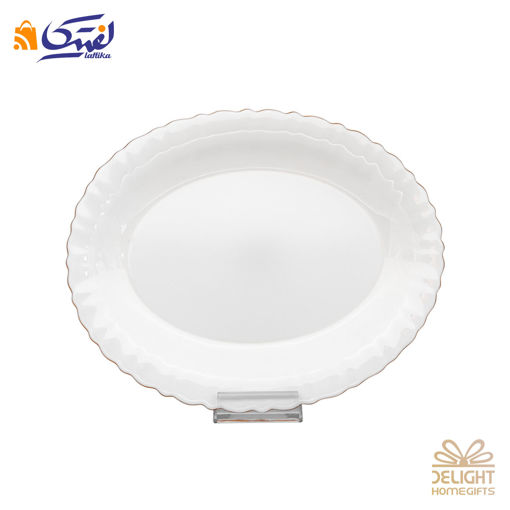 دیس بیضی اپال دیلایت لب طلایی سایز 30 کد 212 قالب V