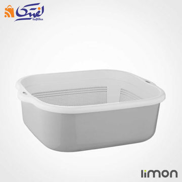 ست آبکش و لگن نسیم 2 لیمون 0183