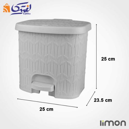 سطل و فرچه چهارگوش طرح بامبو لیمون سایز متوسط 1610
