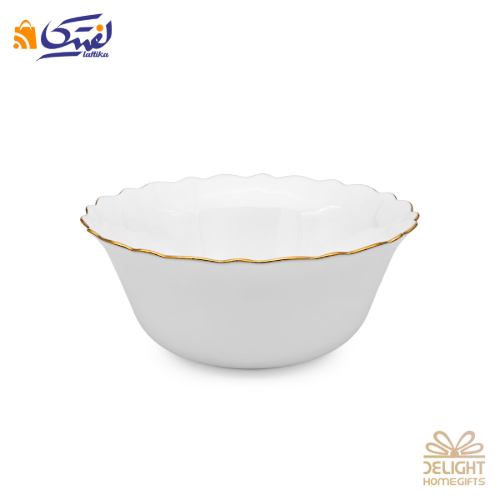 کاسه آبگوشت اپال دیلایت لب طلایی سایز 16.7 کد 212
