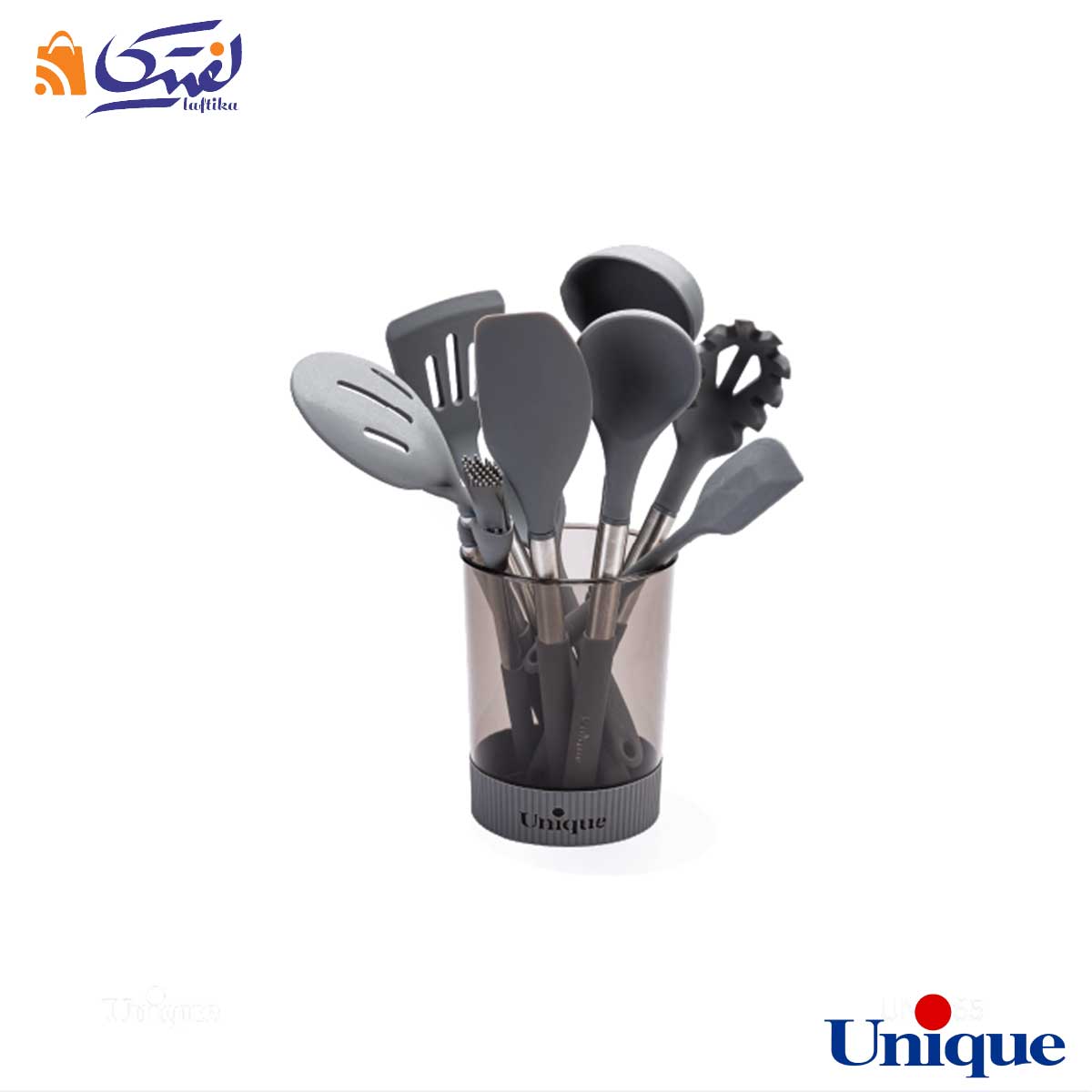 سرویس کفگیر و ملاقه استیل یونیک 10 پارچه مدل UN-1165