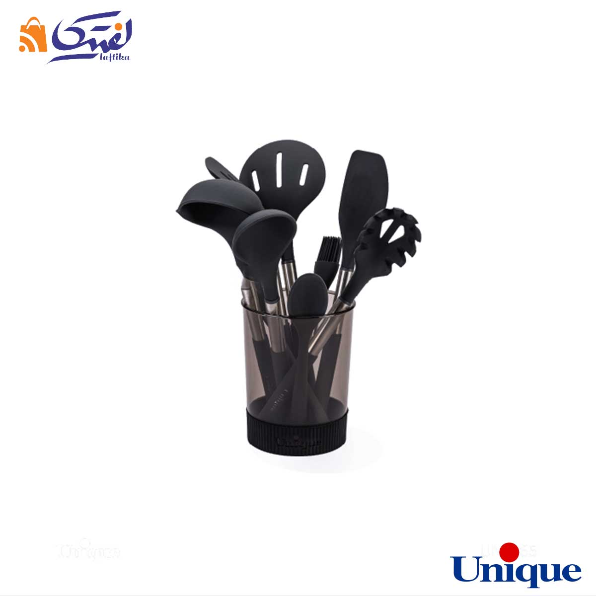 سرویس کفگیر و ملاقه استیل یونیک 10 پارچه مدل UN-1165