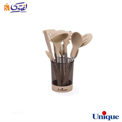 سرویس کفگیر و ملاقه استیل یونیک 10 پارچه مدل UN-1165