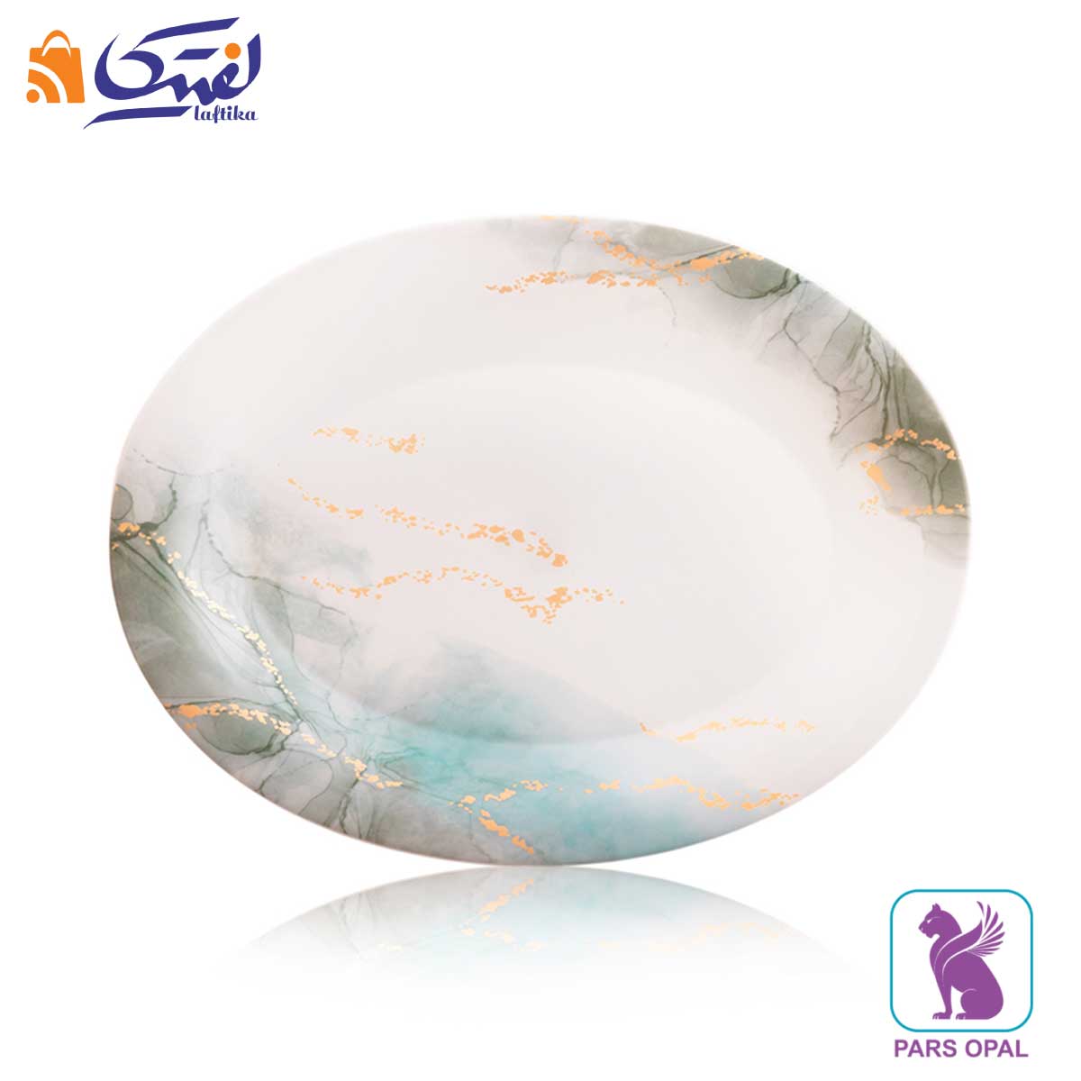 سرویس آرکوپال پارس اپال 28 پارچه طرح اسکای سبز کد 934