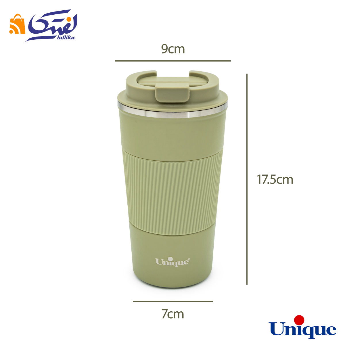 تراول ماگ 500 میلی لیتری یونیک مدل UN-1900