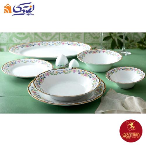 سرویس چینی زرین شهرزاد گلستان 6 نفره 35 پارچه