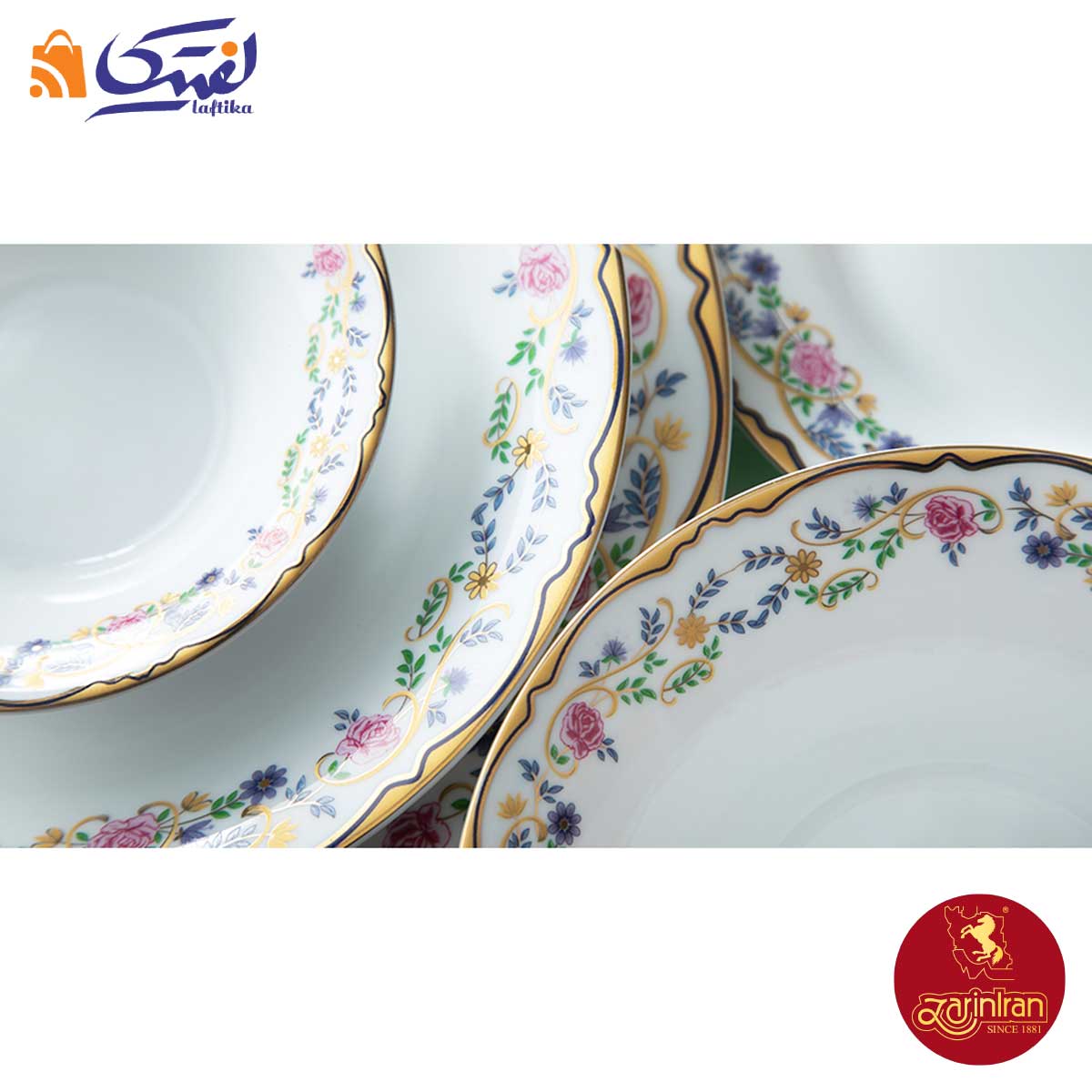 سرویس چینی زرین شهرزاد گلستان 6 نفره 35 پارچه
