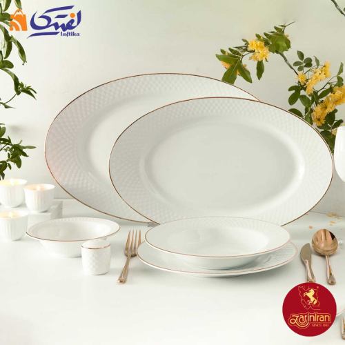 قیمت سرویس چینی زرین رادیانس زرین رزگلد 12 نفره 102 پارچه