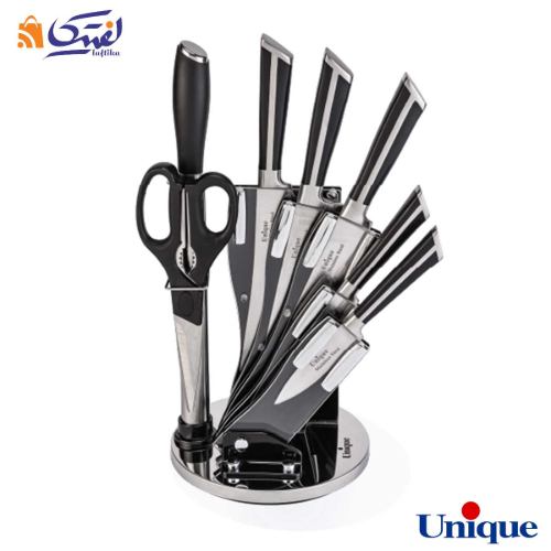 سرویس چاقو آشپزخانه یونیک پروانه 8 پارچه کد UN-5100