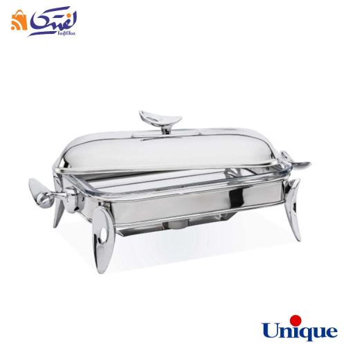 سوفله مستطیل متوسط قایقی نقره ای یونیک UN-3848