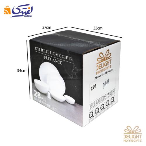 سرویس اپال دیلایت 28 پارچه طرح الگانس آویسا 226
