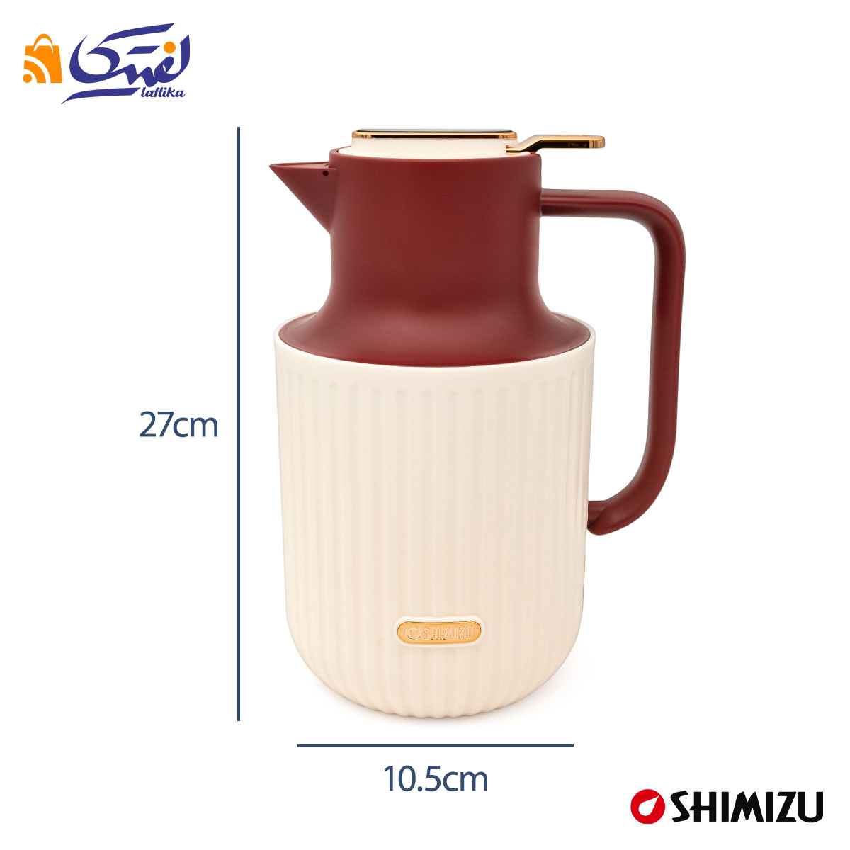 فلاسک شیمیزو 1.5 لیتر SM-1202 همراه با دماسنج