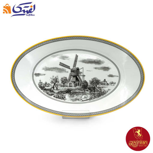 دیس چینی زرین ایتالیا اف طرح ویلیج سایز 38